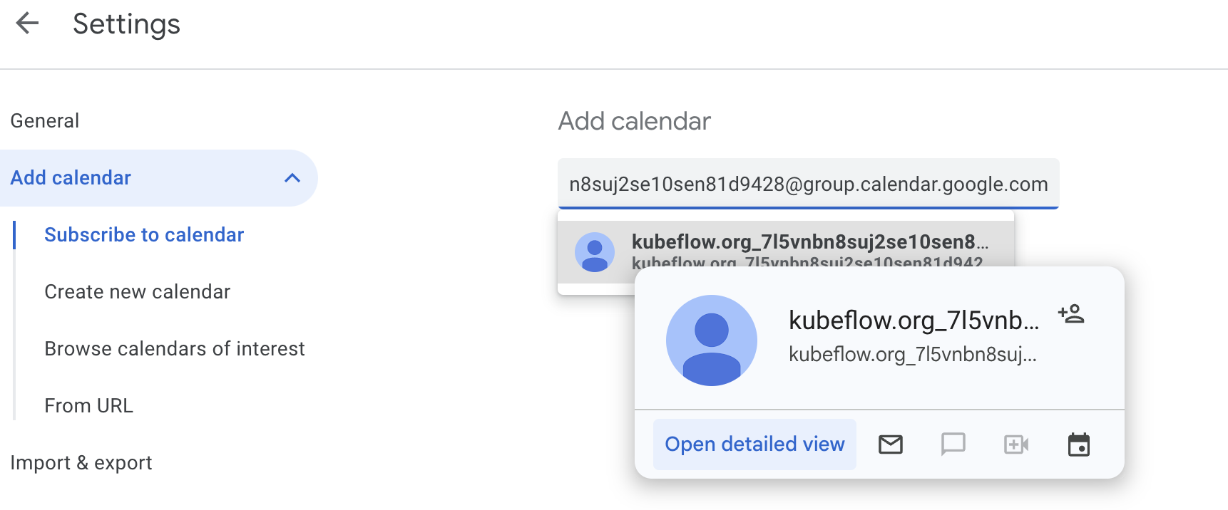 Google Calendar